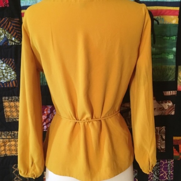 J. Crew Wrap Front Blouse - Picture 6 of 6